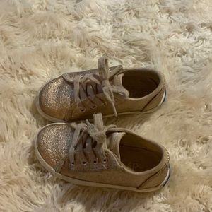 Toddler Keds rose gold sneakers